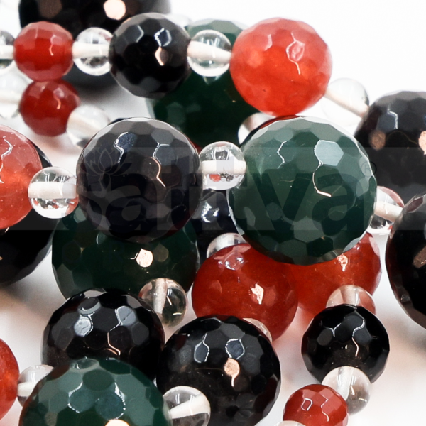 Mix-Quartz Diamond-Cut appx.5mm-16mm MALA - Image 3