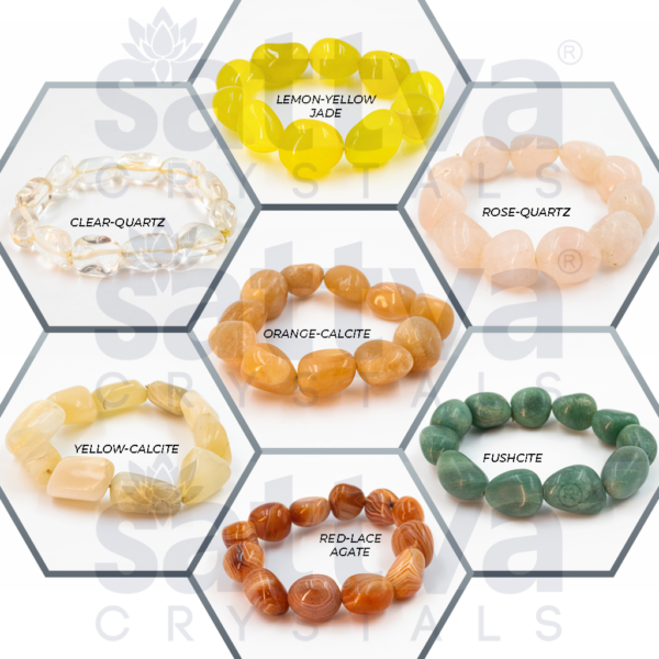 Yellow Calcite Tumble-Cut Bracelet - Image 4