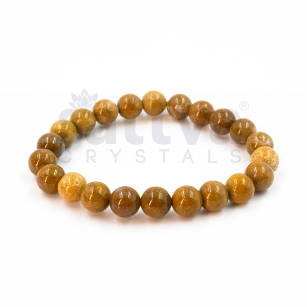 Yellow Jasper appx.-8mm PLAIN Bracelet