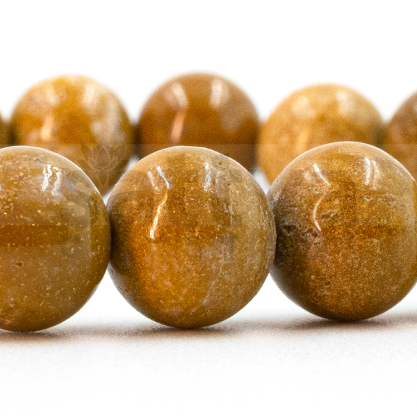 Yellow Jasper appx.-8mm PLAIN Bracelet - Image 3